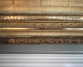 Vintage Gilt Frame Mirror. Measures 45" x 58". Photo 2 of 3.