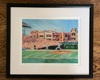 "Gunning For 300" Signed & Numbered Print # 7/25, Lark MacPhail. Print Measures 14" x 11"; Framed It's 21.5" x 18." Photo 1 of 4.