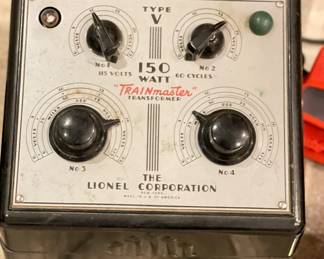 The Lionel Corporation Type V 160Watt Trainmaster Transformer.