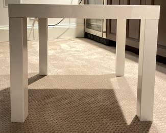 IKEA Laminate Side Table - 4 Available. Each Measures 21.5" x 21.5" x 17.75" H. Photo 1 of 3.