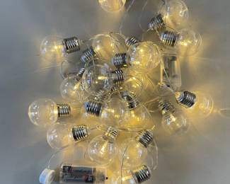 Battery Operated Lightbulb Strands - 2 Available. Photo 2 of 2.