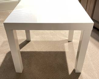 IKEA Laminate Side Table - 4 Available. Each Measures 21.5" x 21.5" x 17.75" H. Photo 2 of 3.