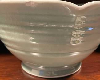 Simon Pearce Ceramic Celadon Bowl. Had Small Chip. Photo 2 of 2.