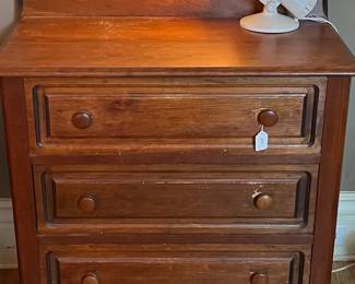 antique oak washstand