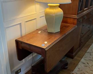 Antique Empire Drop Leaf Dining Table