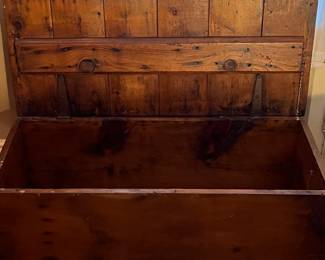 early primitive blanket chest