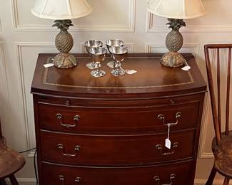 Mahogany Four Drawer Bachelor Chest
