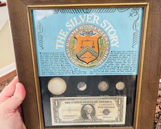 coins galore! American and Panamanian