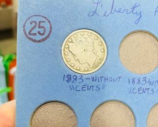 RARE 1883 "no Cents" nickel