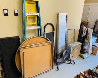 ladders, folding tables and more