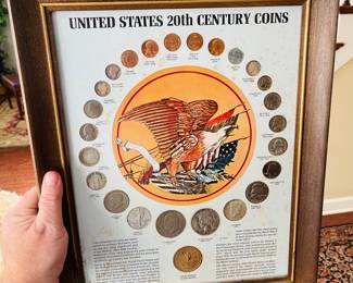 coins galore! American and Panamanian