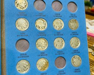 vintage coins, both American and Panamanian, lots of silver