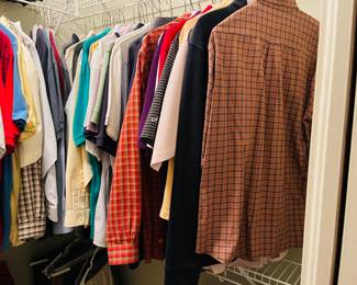 mens clothing, 5.00 each, mostly like new Polo and Southern Point