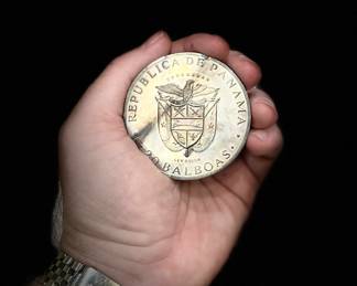 huge silver coin