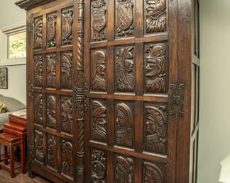 Belgium Hand Carved Oak 