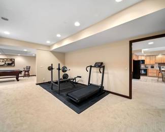 Treadmill and Weights 