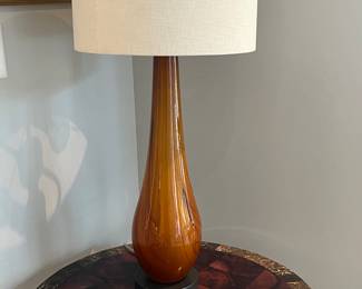 Pottery lamp