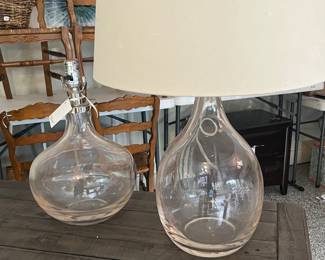 Hand made mouth blown lamps 