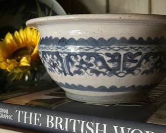 Antique blue and white 