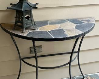 Old Chinese bronze lantern