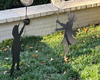 Metal cut out sculptures