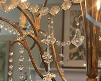 Unique crystals…chandelier retails for $9800