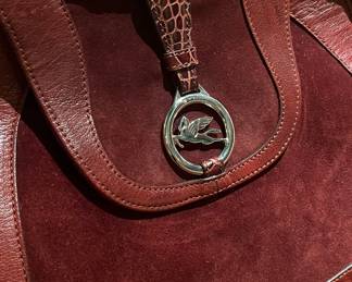 Fab and rare suede ETRO BAG