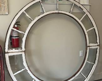 Large architectural antique window salvage piece