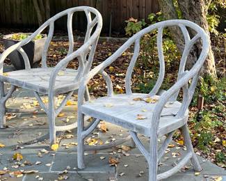 Curry & Company ARBOR chairs retail for $1600 each…these are like new!