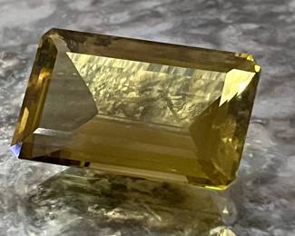 Massive bright yellow citrine 