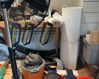 More than you can imagine in the pool house and garage 