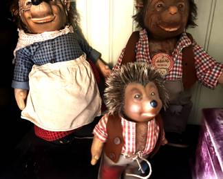 Steiff Mecca  Hedgehog Dolls - Germany