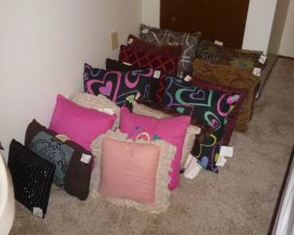 basement = lots of pillows