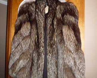 Silver Fox FUR coat