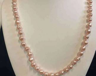 Pink Pearl Necklace