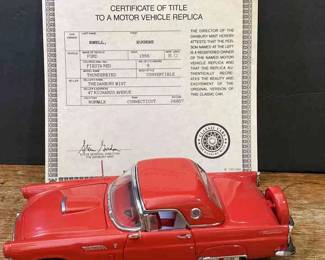 Danbury Mint 1956 Ford Thunderbird