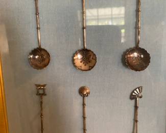 Framed absinthe spoon collection?