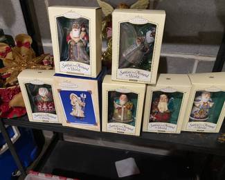 Hallmark Santas of the World.