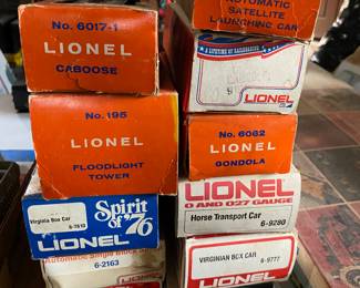 Lionel train parts.