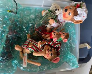 Annalee mice dolls.