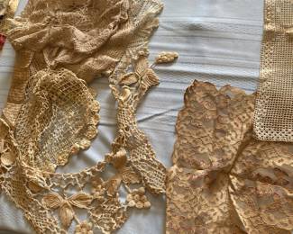 Finest Belgian lace. Reminds me of the old Ypres cloth hall pre-1915.