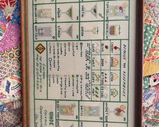 Needlepoint bar guide.