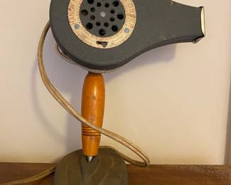 Antique hair dryer.