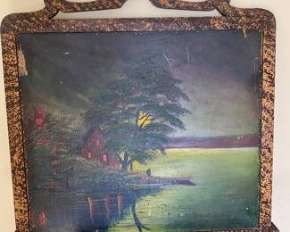 I turned it around to find this super rad painting!