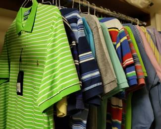 Huge selection of polo and ralph lauren attire.