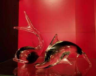 Murano glass fish.