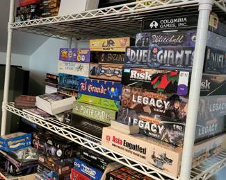 Just a few of the hundreds of tabletop rpg and rare adventure games including runestone , ogre , dungeons and dragons , Pandemic game , runebound , dreamscape , epic quest , steve jackson illuminati , and so much more.