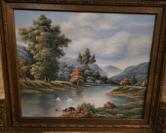 Antique oil paintings