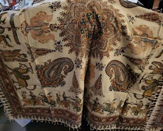 Persian knitted table toppers