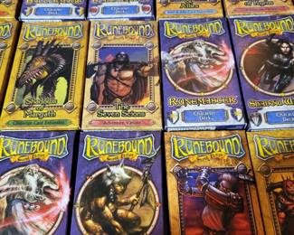 Very rare Runebound decks including rune bound spiritbound and seven scions